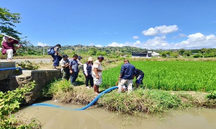 Tingkatkan Produktivitas Padi, Kementan Pastikan  Pompa di Gorontalo Utara