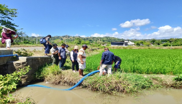 Tingkatkan Produktivitas Padi, Kementan Pastikan  Pompa di Gorontalo Utara